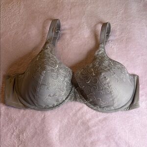 Playtex Silver Embroidered Bra